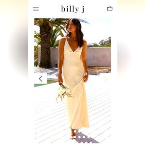 Billy J Yellow Ziah Maxi Dress